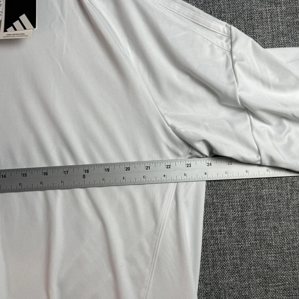 Mens Adidas Tiro 24 Jersey XLT‎ White Slim Fit Soccer Shirt - NWT